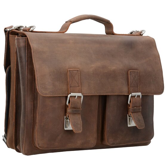 Leonhard Heyden Salisbury Aktentasche Leder 39 cm Laptopfach