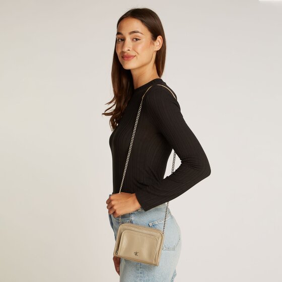 Calvin Klein Jeans Utility Schultertasche Leder 34 cm