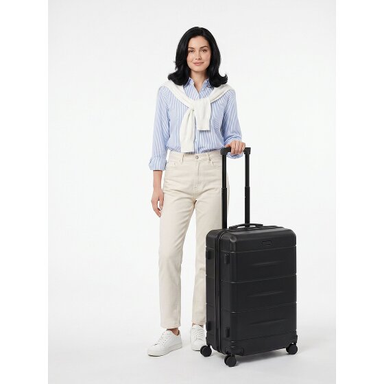 Police London 4 Rollen Trolley 74 cm mit Dehnfalte