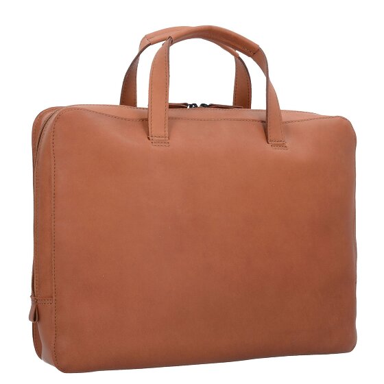 Jost Futura Aktentasche Leder 38 cm Laptopfach