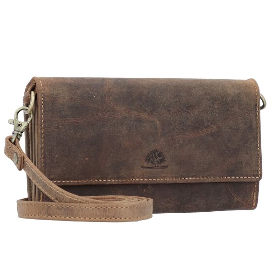 Greenburry Vintage Clutch Geldbörse RFID Schutz Leder 20 cm