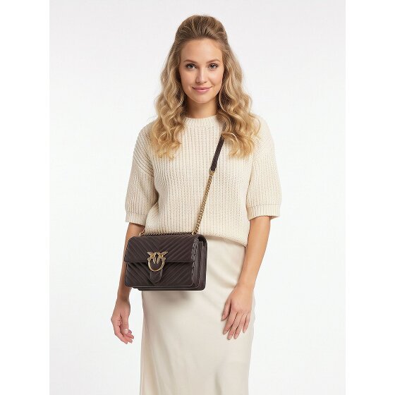 PINKO Love One Umhängetasche Leder 26.5 cm