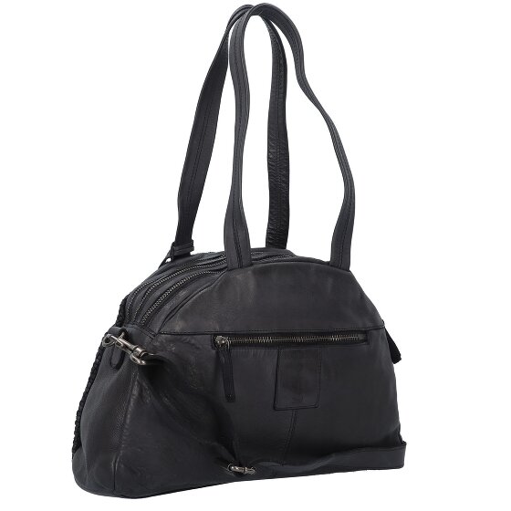 Harbour 2nd Soft Weaving Alina Schultertasche Leder 35 cm