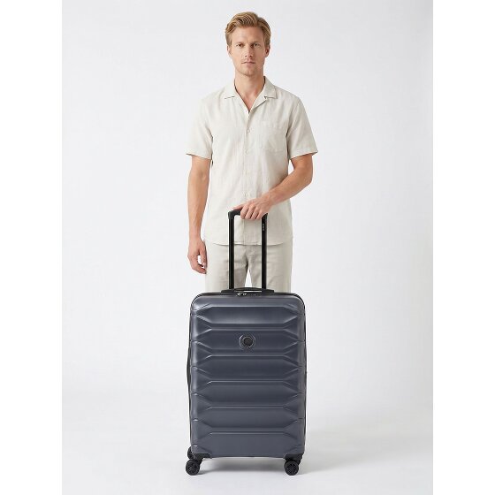 Delsey Paris Meteor 4 Rollen Trolley 68 cm mit Dehnfalte