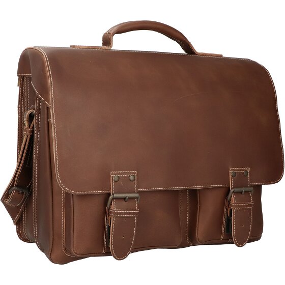 aunts & uncles Hunter Big Finn Aktentasche Leder 40 cm Laptopfach