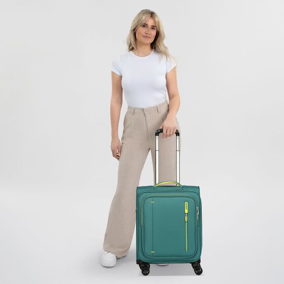 American Tourister Cloudrider 4 Rollen Kabinentrolley S 55 cm mit Dehnfalte