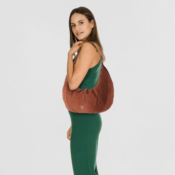 PINKO Slouchy Schultertasche Leder 40 cm