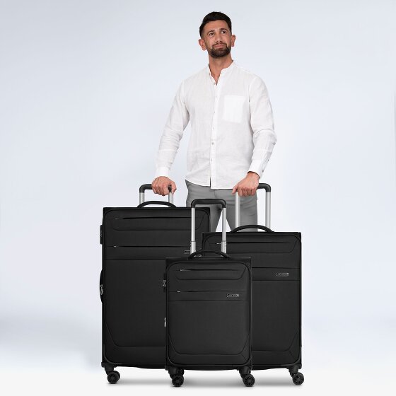 Worldpack Chicago 4 Rollen Kofferset 3-teilig mit Dehnfalte
