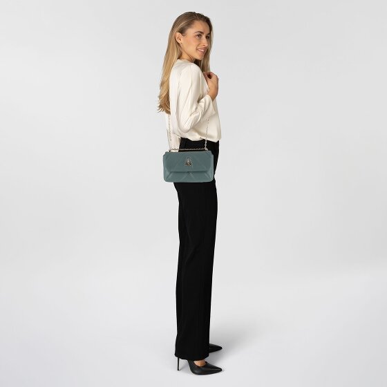 Patrizia Pepe Fly Padded Umhängetasche Leder 25 cm