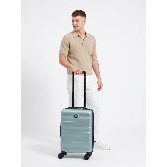 Delsey Paris Air Armour 4 Rollen Kabinentrolley 55 cm mit Dehnfalte