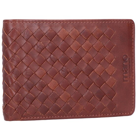 mano Don Luca Geldbörse Leder 12 cm