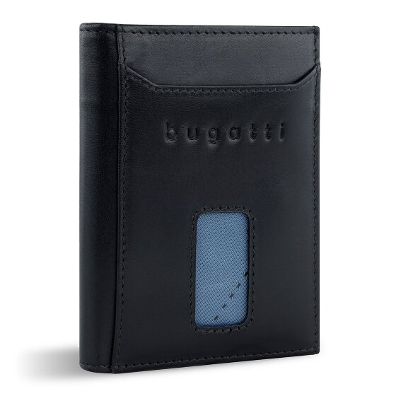 bugatti Secure Slim Geldbörse RFID Schutz Leder 8 cm