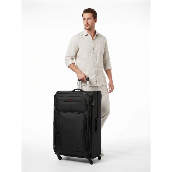 Wenger Beaumont 4-Rollen Trolley XL 87 cm Sondergrösse mit Dehnfalte