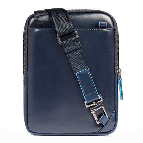 Piquadro Blue Square Mini Bag Umhängetasche Leder 17 cm