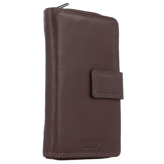 mano Donna Giulia Geldbörse Leder 10,5 cm