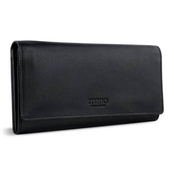 mano Don Andrea Geldbörse RFID Schutz Leder 19 cm