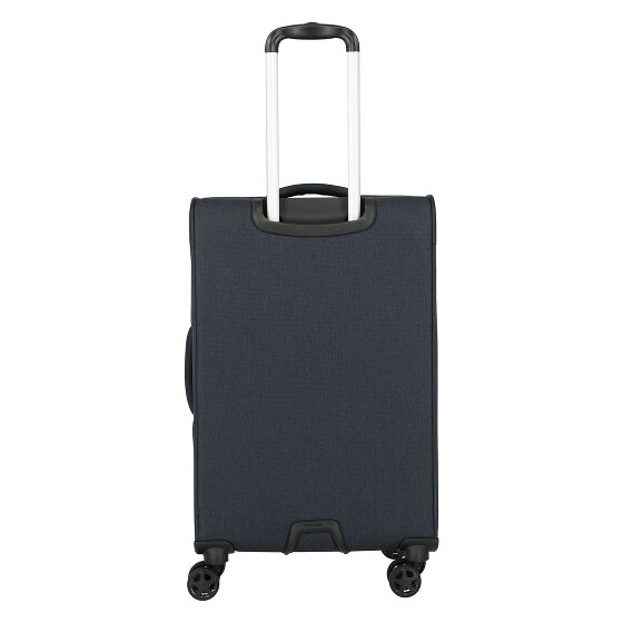 Travelite Kick Off 4 Rollen Trolley M 67 cm mit Dehnfalte