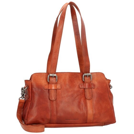 Spikes & Sparrow Schultertasche Leder 34 cm