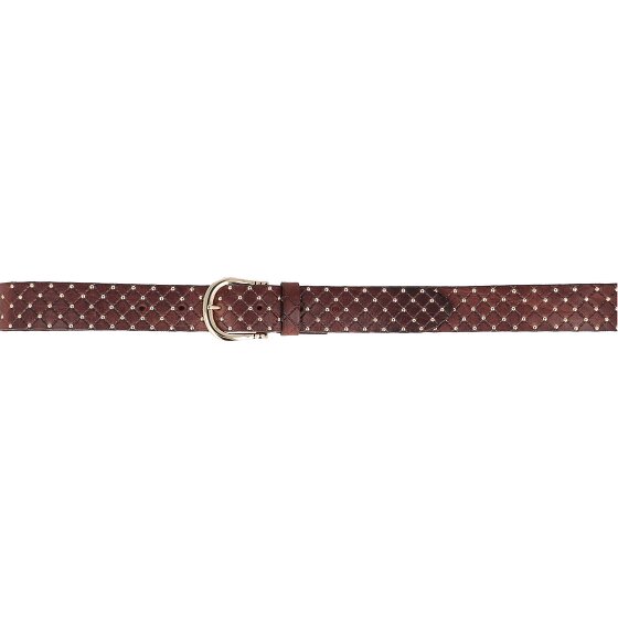 b.belt Lina Gold Nietengürtel Leder