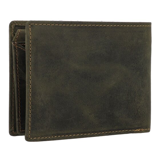 Greenburry Vintage Geldbörse Leder 12 cm