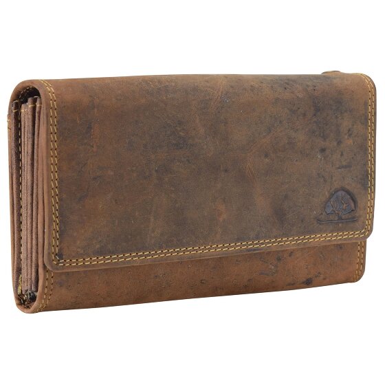 Greenburry Vintage Kellnertasche Geldbörse Leder 18 cm