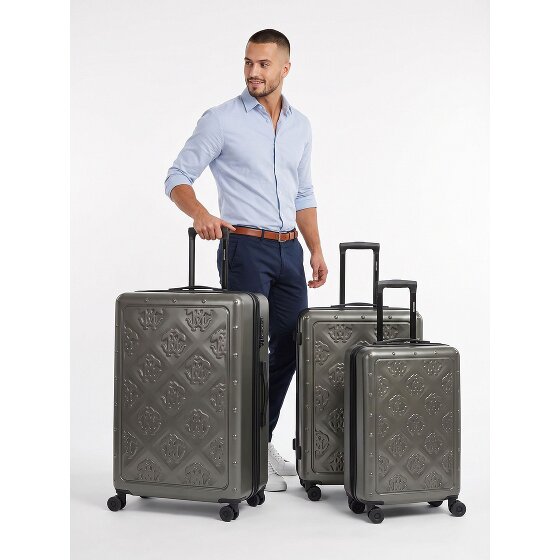 Roberto Cavalli Florence 4 Rollen Kofferset 3-teilig mit Dehnfalte