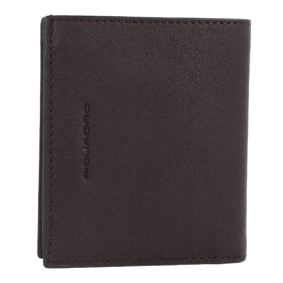 Piquadro Black Square Kreditkartenetui RFID Schutz Leder 9 cm