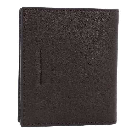 Piquadro Black Square Kreditkartenetui RFID Schutz Leder 9 cm
