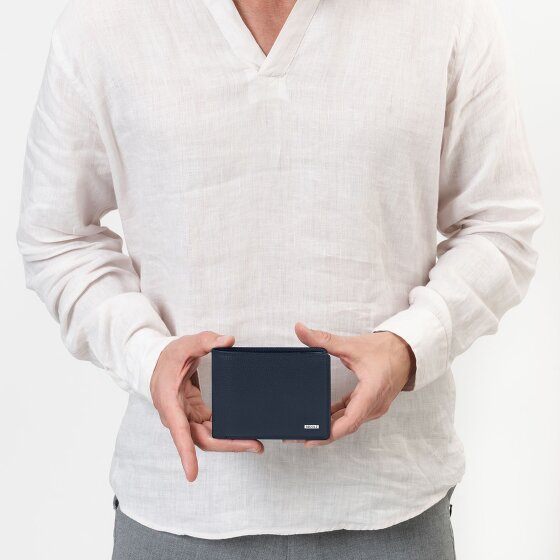 Redolz Leather Essentials QF Geldbörse RFID Leder 12 cm ausklappbar