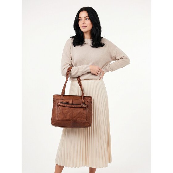 Harbour 2nd Urban Poets Schultertasche Leder 33 cm