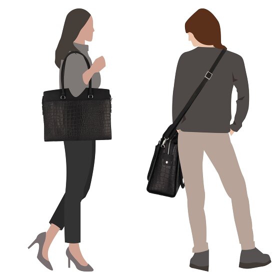 Burkely Cool Colbie Aktentasche Leder 40 cm Laptopfach