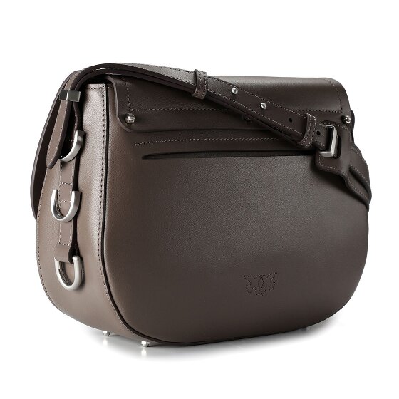 PINKO Saddle Umhängetasche Leder 24 cm