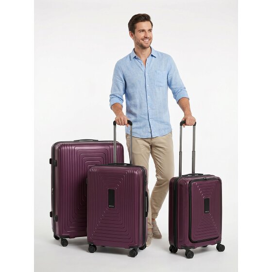 Redolz Essentials 14 4 Rollen Kofferset 3-teilig mit Dehnfalte