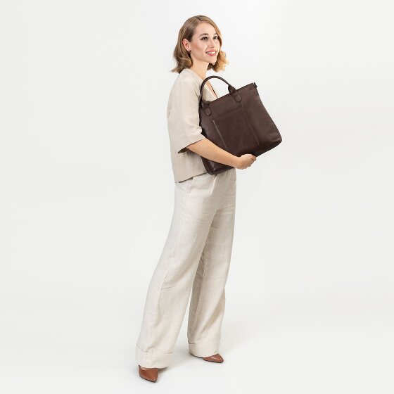 Farmhood Memphis Handtasche Leder 37 cm Laptopfach