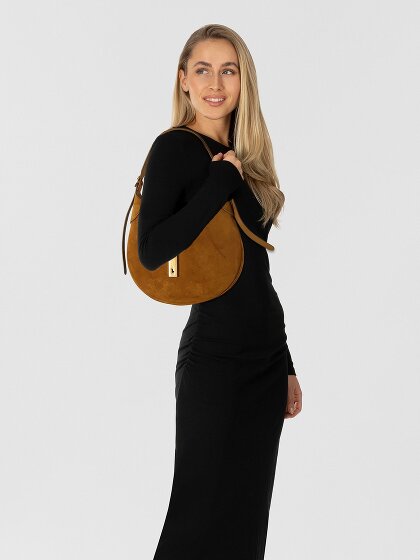 POLO RALPH LAUREN Polo ID Schultertasche Leder 25 cm