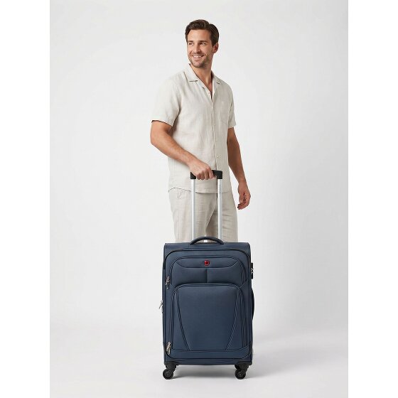 Wenger Beaumont 4 Rollen Trolley M 67 cm mit Dehnfalte