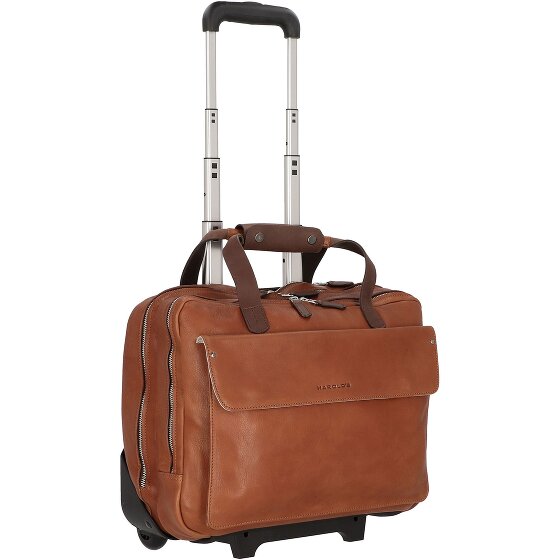 Harold's Ivy Lane 2 Rollen Businesstrolley Leder 36 cm Laptopfach
