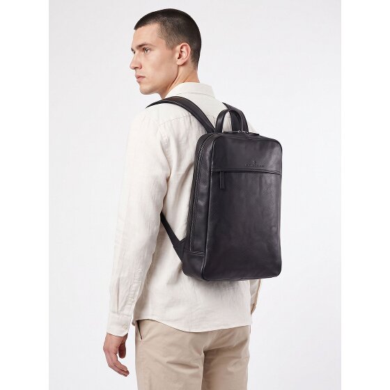 Castelijn & Beerens Daypack RFID Schutz Leder 42 cm Laptopfach