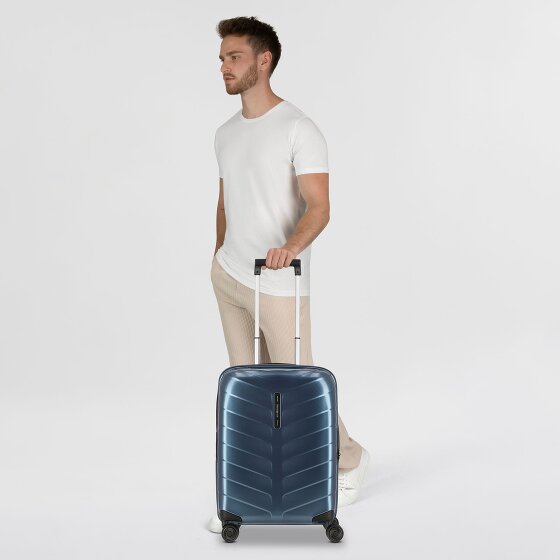 Samsonite Attrix 4 Rollen Kabinentrolley 55 cm mit Dehnfalte
