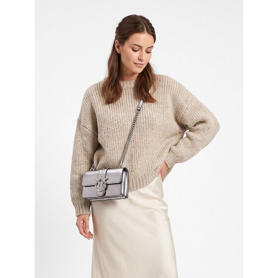 PINKO Love One Mini Umhängetasche Leder 20 cm
