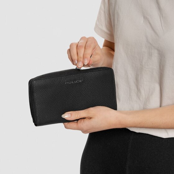 Police Geldbörse Leder 19 cm