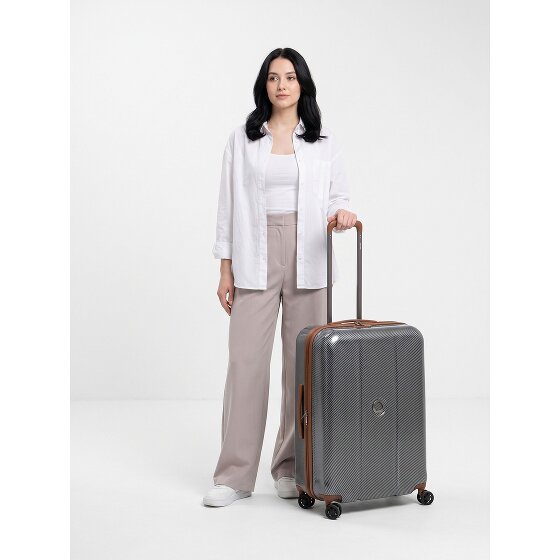 Delsey Paris Helium Ultimate 4 Rollen Trolley 70 cm mit Dehnfalte