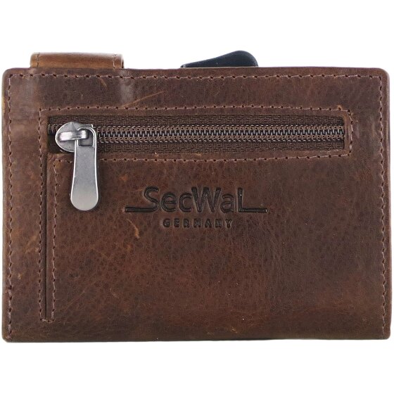 SecWal SecWal 2 Kreditkartenetui Geldbörse RFID Leder 9 cm
