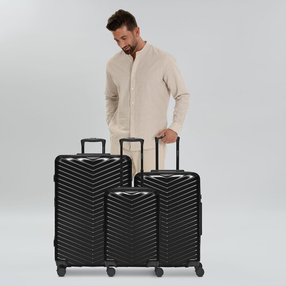 Redolz Essentials 18 4 Rollen Kofferset 3-teilig mit Dehnfalte