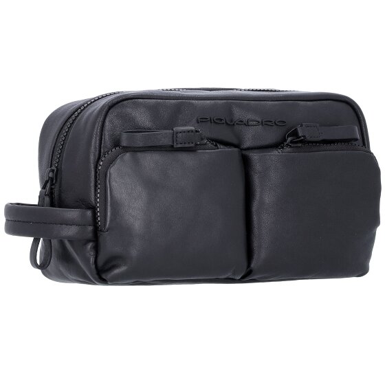 Piquadro Harper Kulturbeutel Leder 23 cm