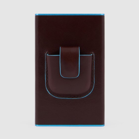 Piquadro Black Square Kreditkartenetui RFID Schutz Leder 6 cm