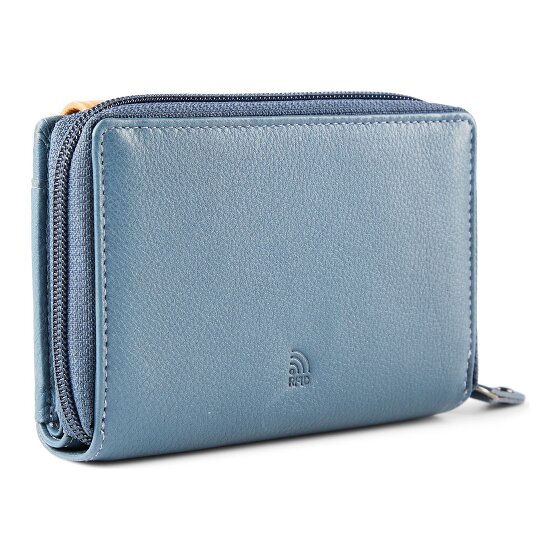 Greenburry Nappa Geldbörse RFID Schutz Leder 14 cm