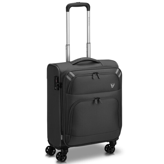 Roncato Twin 4 Rollen Kabinentrolley S 55 cm mit Dehnfalte
