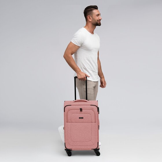 Redolz Essentials 12 MEDIUM 4-Rollen Trolley 67 cm mit Dehnfalte