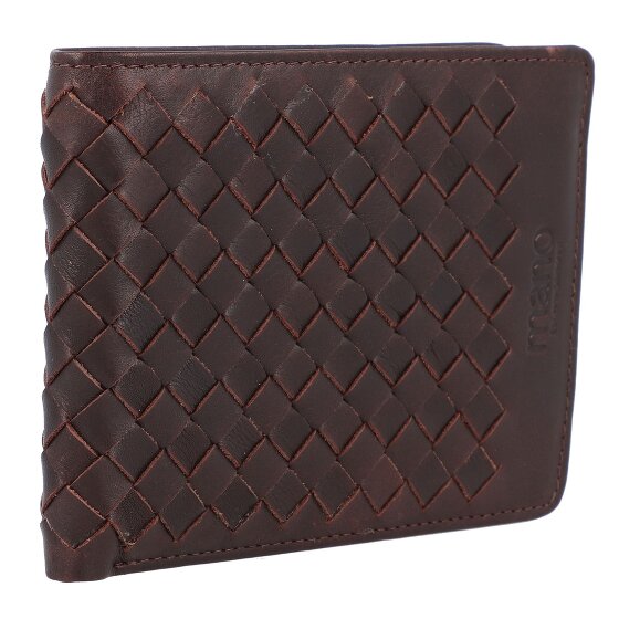 mano Don Luca Geldbörse Leder 13 cm